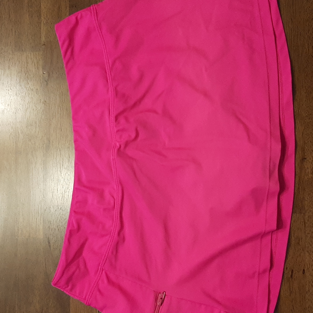 Hot pink swim skirt- 12